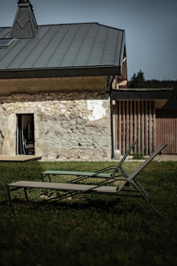 La Loge De La Dolarde - Chambre Nord-Est Hotell Prémanon Exteriör bild